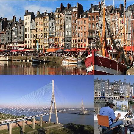 Le Havre De Paix 8 , Les Hauts De Honfleur, Piscine, Wifi Et Parking Gratuits Equemauville Exterior photo